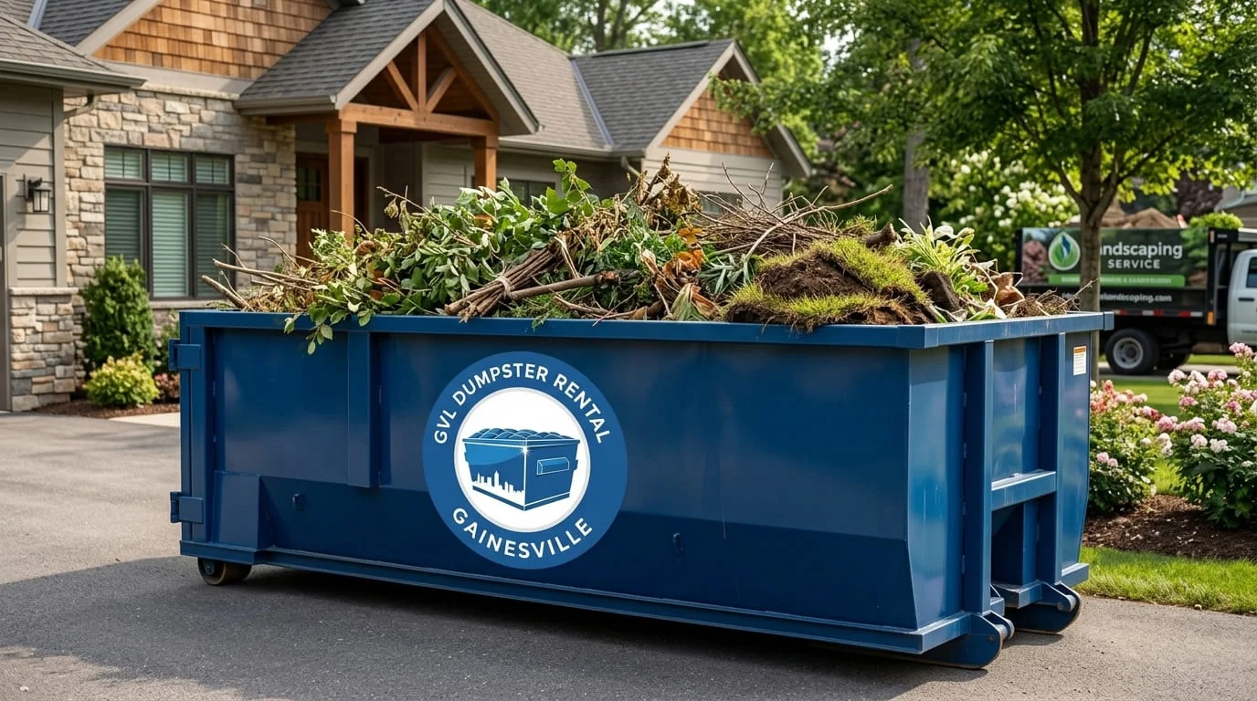 Yard Waste Dumpster Rental Gainesville FL-img